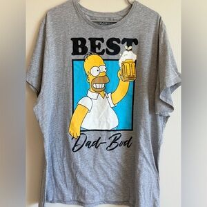 The Simpsons “Best Dad-Bod” Tee • Funny Graphic • 3XL